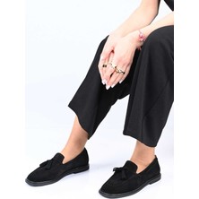 Bestello Bağcıksız Püsküllü Jurdan Taban Hakiki Deri Loafer 332-26175 Kadın Ayakkabı