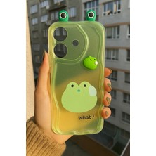 Darkom Realme C61 Uyumlu Sevimli Hayvan Figürlü Darbe Emici Özelliğe Sahip Telefon Kılıfı