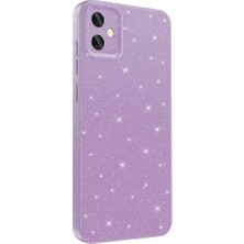 Darkom Samsung Galaxy A05 Uyumlu /düz Renkli / Simli / Işıltılı / Darbe Emici/koruyucu Özellikli Kılıf