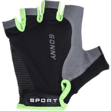 Sport Sonny XBYC-HJ-1502 Kısa Parmak Eldiven Xl Siyah Yeşil