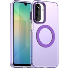 Darkom Samsung Galaxy A17 Uyumlu Düz Renkll Magsafe Kablosuz Şarj Özelliği Aktif Olarak Çalışan Kılıf