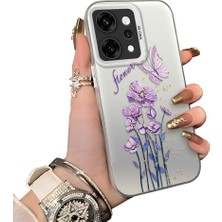 HONTINGA Oppo Reno 14 Pro 5g ile Uyumlu Kılıfı Silikon Kenar Sert Arka Düşüme Önleyici Basitlik Anti Düşme Kamera Korumali Çiçek Desen Telefon Kılıfı Kadın ve Erkek Için Uygundur K1-0722