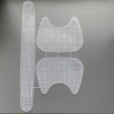 Yumakça Çanta Kanvası Kedi Model Beyaz | 20 cm * 36 cm