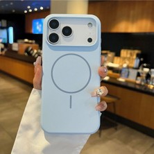 Darkom Iphone 15 Pro Max Uyumlu Düz Renkli Darbe Emici Özelliğe Sahip Magsafe Özelliği Aktif Çalışan Kılıf
