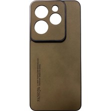 Darkom Infinix Hot 40 Pro Uyumlu Alcantara Süet Dokulu Darbe Emici Özelliği Sahip Kılıf.