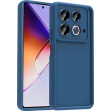 Darkom Infinix Not 40 Uyumlu Kılıf Yumuşak Silikon Dokulu Kamera Korumalı Darbe Emici Telefon Kılıfı