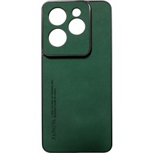 Darkom Infinix Hot 40 Pro Uyumlu Alcantara Süet Dokulu Darbe Emici Özelliği Sahip Kılıf.