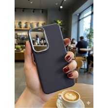 Darkom Samsung Galaxy S25 Ultra Uyumlu Düz Renkli / Deri Görüme Sahip / Darbe Emici Özellikli Silikon Kılıf