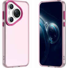 Darkom Huawei Pura 70 Uyumlu Düz Renkli Darbe Emici Özelliğe Sahip Kılıf