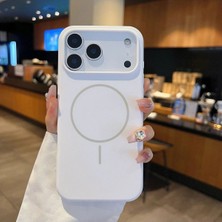 Darkom Iphone 12/12 Pro Uyumlu Düz Renkli Darbe Emici Özelliğe Sahip Magsafe Özelliği Aktif Çalışan Kılıf
