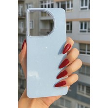 Darkom Tecno Camon 30 Uyumlu Düz Parlak Renkli Simli Darbe Emici Özelliğe Sahip Telefon Kılıfı