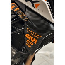 Banxtre Cfmoto NK250 Için Turuncu Renk Yan Kapak Sponsor Sticker Etiket