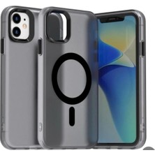 Darkom Iphone 11 Uyumlu Düz Renkll Magsafe Kablosuz Şarj Özelliği Aktif Olarak Çalışan Darbe Emici Kılıf