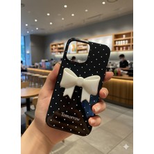 Darkom Iphone 14 Pro Max Uyumlu Siyah / Şeffaf Dev / Kurdele Darbe Emici Özelliğe Sahip Silikon Kılıf