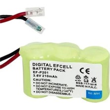 Efcell EF-P201 Şarj Edilebilir Telsiz Telefon Pili - Uzun Ömürlü Ni-Mh