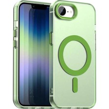 Darkom Iphone 16E Uyumlu Düz Renkll Magsafe Kablosuz Şarj Özelliği Aktif Olarak Çalışan Kılıf