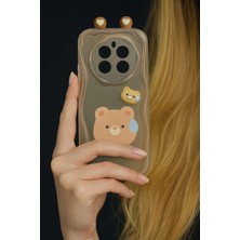 Darkom Realme 13 Uyumlu Sevimli Hayvan Figürlü Darbe Emici Özelliğe Sahip Telefon Kılıfı