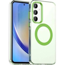 Darkom Samsung Galaxy A35/55 Uyumlu Düz Renkll Magsafe Kablosuz Şarj Özelliği Aktif Olarak Çalışan Kılıf