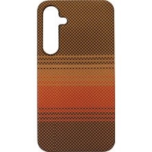 Darkom Samsung Galaxy S24FE Uyumlu Ince Şık Renkli Desenli Darbe Emici Özelliğe Sahip Carbon Kılıf