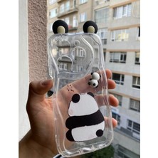Darkom Tekno Spark 20 Pro Uyumlu Sevimli Hayvan Figürlü Darbe Emici Özelliğe Sahip Telefon Kılıfı