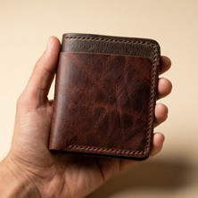 Velor Modeli Hakiki Deri ve %100 El Yapımı, Premium Kalite Cüzdan ve Kartlık
