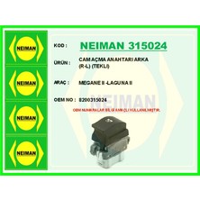 Bescher Depomix Cam Açma Anahtari Arka R-L Tekli Megane Ii -Laguna Ii