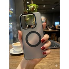 Darkom Infinix Hot 40I Uyumlu Düz Renkli Magsafe Kablosuz Şarj Özelliği Aktif Olarak Çalışan Kılıf