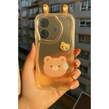 Darkom Realme C61 Uyumlu Sevimli Hayvan Figürlü Darbe Emici Özelliğe Sahip Telefon Kılıfı