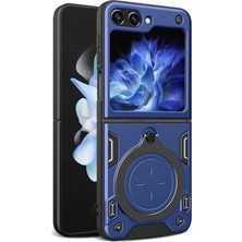 Darkom Samsun Galaxy Z Fold 6 Uyumlu Yeni Nesil Standlı / Darbe Emici Özelliğe Sahip Kılıf