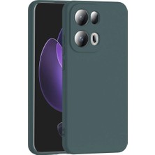 Darkom Oppo Reno 13 Pro Uyumlu Düz Renkli Içi Kadife Darbe Emici Özelliğe Sahip Silikon Kılıf.
