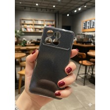 Darkom Poco X6 Pro Uyumlu /düz Renkli / Simli / Işıltılı / Darbe Emici/koruyucu Özellikli Kılıf