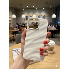 Darkom Iphone 13 Pro Uyumlu / Düz Renkli / Hologram Dalga Desenli /darbe Emici Özelliğe Sahip Kılıf