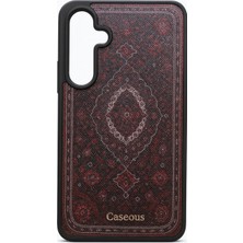 Darkom Samsung Galaxy A26 Uyumlu Iran Halı Desenli Darbe Emici Özelliğe Sahip Telefon Kılıfı