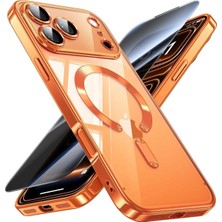 Darkom Iphone 17 Pro Max Uyumlu Magsafe Kablosuz Şarj Özelliği Aktif Olan Silikon Telefon Kılıfı