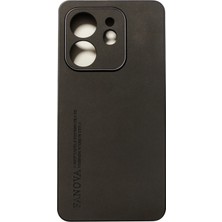 Darkom Tecno Spark 20C Uyumlu Alcantara Süet Dokulu Darbe Emici Özelliği Sahip Kılıf.