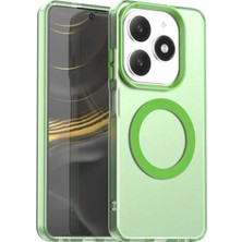 Darkom Tecno Spark 20PRO Uyumlu Düz Renkll Magsafe Kablosuz Şarj Özelliği Aktif Çalışan Darbe Emici Kılıf
