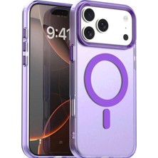 Darkom Iphone 17 Pro Max Uyumlu Düz Renkll Magsafe Kablosuz Şarj Özelliği Aktif Olarak Çalışan Kılıf