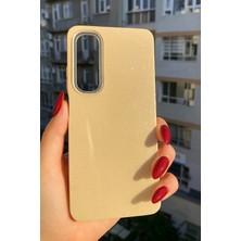 Darkom Realme C65 Uyumlu Düz Parlak Renkli Simli Darbe Emici Özelliğe Sahip Telefon Kılıfı