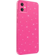 Darkom Samsung Galaxy A05 Uyumlu /düz Renkli / Simli / Işıltılı / Darbe Emici/koruyucu Özellikli Kılıf