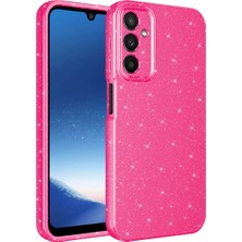 Darkom Samsung Galaxy A15 Uyumlu /düz Renkli / Simli / Işıltılı / Darbe Emici/koruyucu Özellikli Kılıf