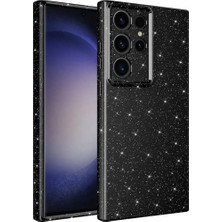 Darkom Samsung Galaxy S24 Ultra /düz Renkli / Simli / Işıltılı / Darbe Emici/koruyucu Özellikli Kılıf
