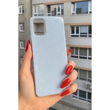 Darkom Samsung Galaxy A06 Uyumlu Düz Parlak Renkli Simli Darbe Emici Özelliğe Sahip Telefon Kılıfı