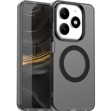 Darkom Tecno Spark 20PRO Uyumlu Düz Renkll Magsafe Kablosuz Şarj Özelliği Aktif Çalışan Darbe Emici Kılıf