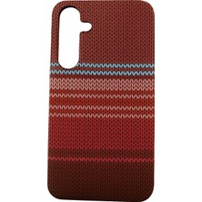 Darkom Samsung Galaxy S24FE Uyumlu Ince Şık Renkli Desenli Darbe Emici Özelliğe Sahip Carbon Kılıf
