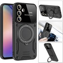 Darkom Samsung Galaxy S24 Ultra Uyumlu Yeni Nesil Standlı / Darbe Emici Özellikli Tank Kılıf