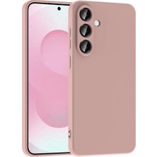 Darkom Samsung Galaxy S25FE Uyumlu Düz Renkli Içi Kadife Darbe Emici Özelliğe Sahip Silikon Kılıf.