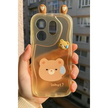 Darkom Infinix Hot 50I Uyumlu Sevimli Hayvan Figürlü Darbe Emici Özelliğe Sahip Telefon Kılıfı
