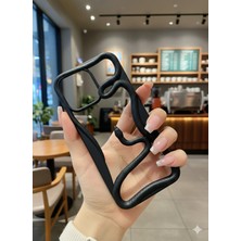 Darkom Ip 13/14 Uyumlu Düz Renkli Yılan Desenli Ortası Boş Telefonun Rengini Gösteren Silikon Kılıf.