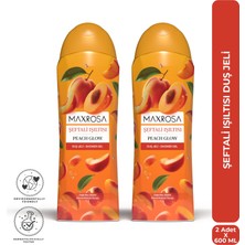 Maxrosa Şeftali Işıltısı Duş Jeli 600 ml x 2 Adet