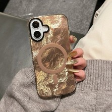 Darkom Iphone 15 Uyumlu Düz Renkli Hologram Desenli Darbe Emici Özelliğe Sahp Kılıf